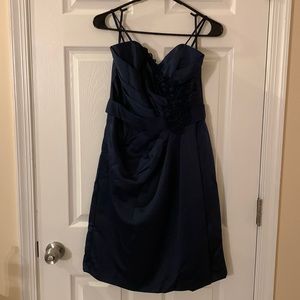 Size 8 formal cocktail dress navy